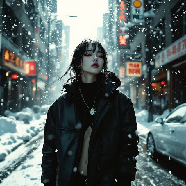The KPopgloss style rendered with FLUX 1.1 pro